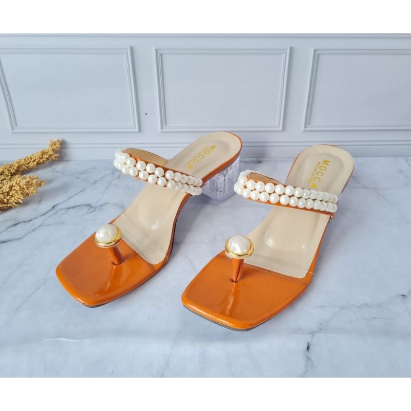 ABBUSHOES  Ri 08 hak kaca mutiara zarima 5cm