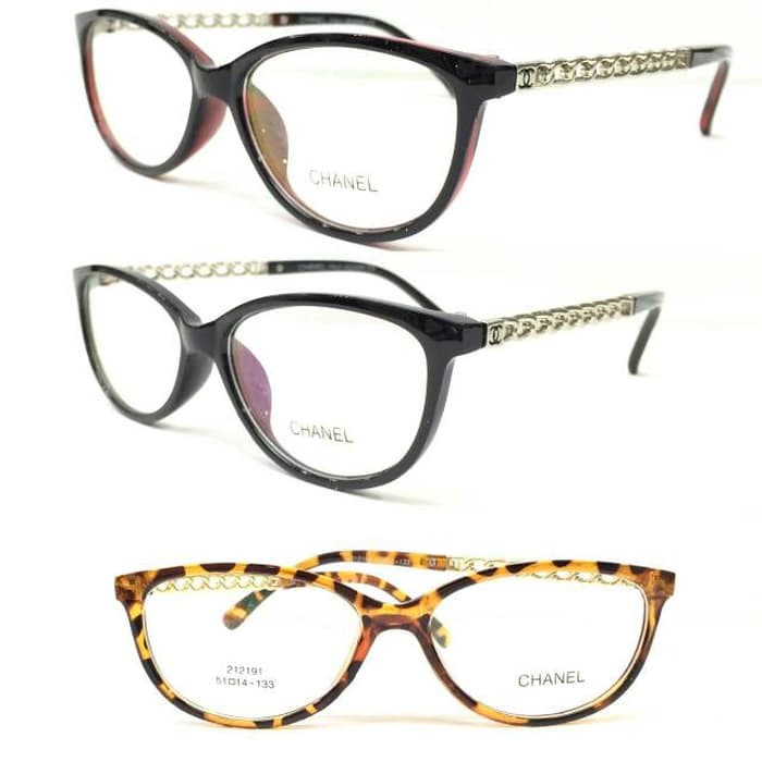 frame kaca mata CHANEL RANTAI |Aksesoris Fashion|Kacamata