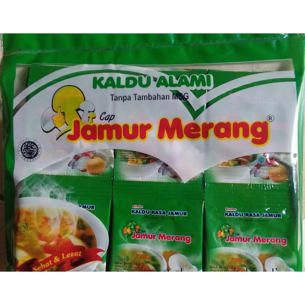 

KALDU JAMUR RASA ORIGINAL NON-MSG ALTERNATIF PENGGANTI VETSIN/MICIN 1 pak isi 30 saset