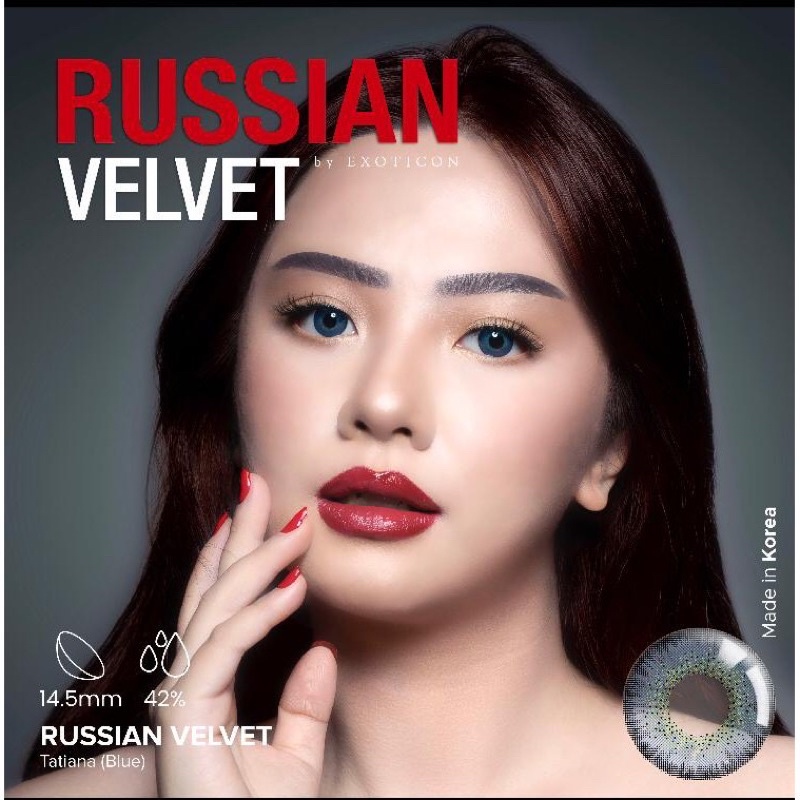 SOFTLENS RUSSIAN VELVET DIA 14.5MM BISA MINUS