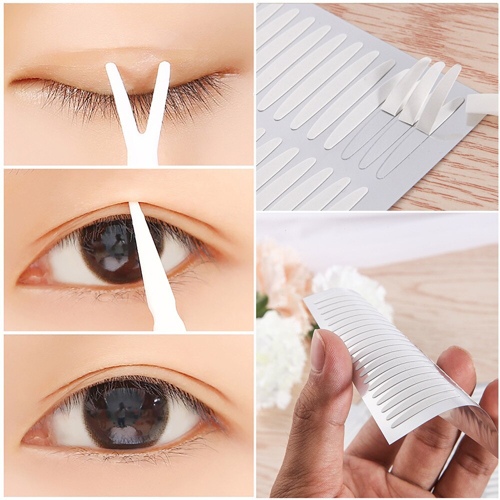 200PCS Skot Mata Double Side Eyelid Tape Double sided Selotip Mata Lem 2 Sisi