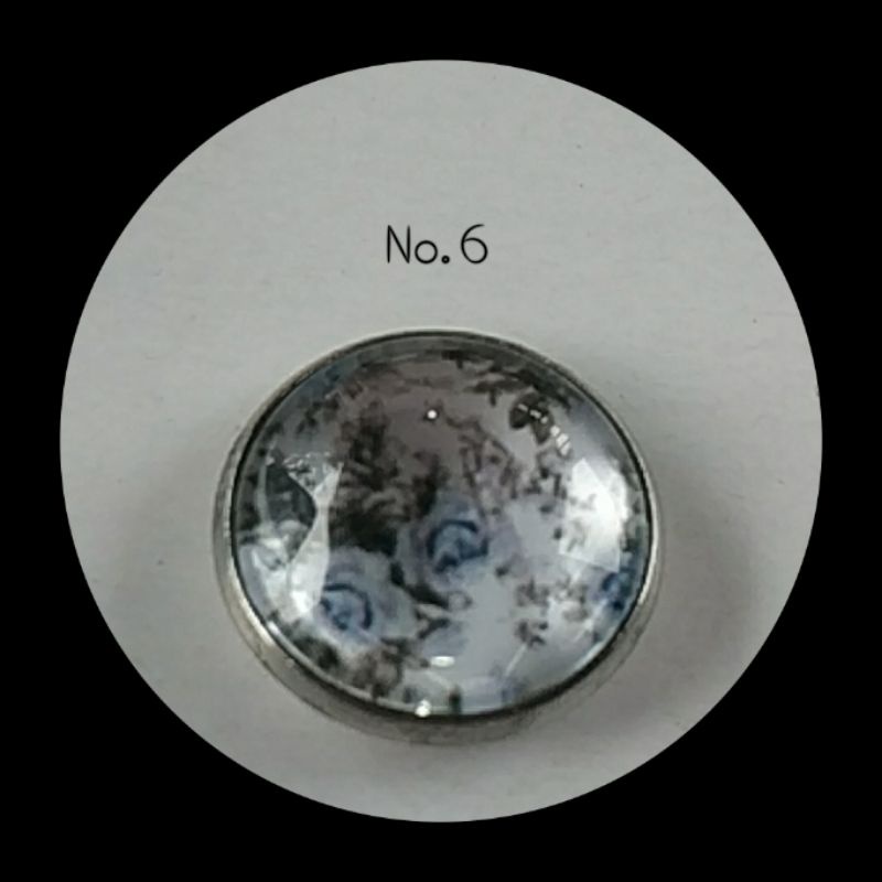 BM05-BROS MAGNET BUNGA /MAGNETIC HIJAB BROOCH 18MM-No. 6