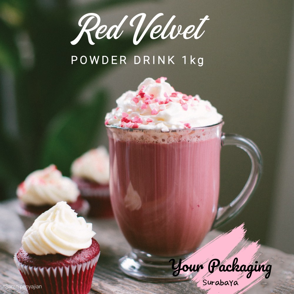 

Red Velvet Powder 1 Kg / Bubuk Red Velvet 1 Kg / Redvelvet 1000 gram / Bubuk Minuman Red Velvet 1 Kg