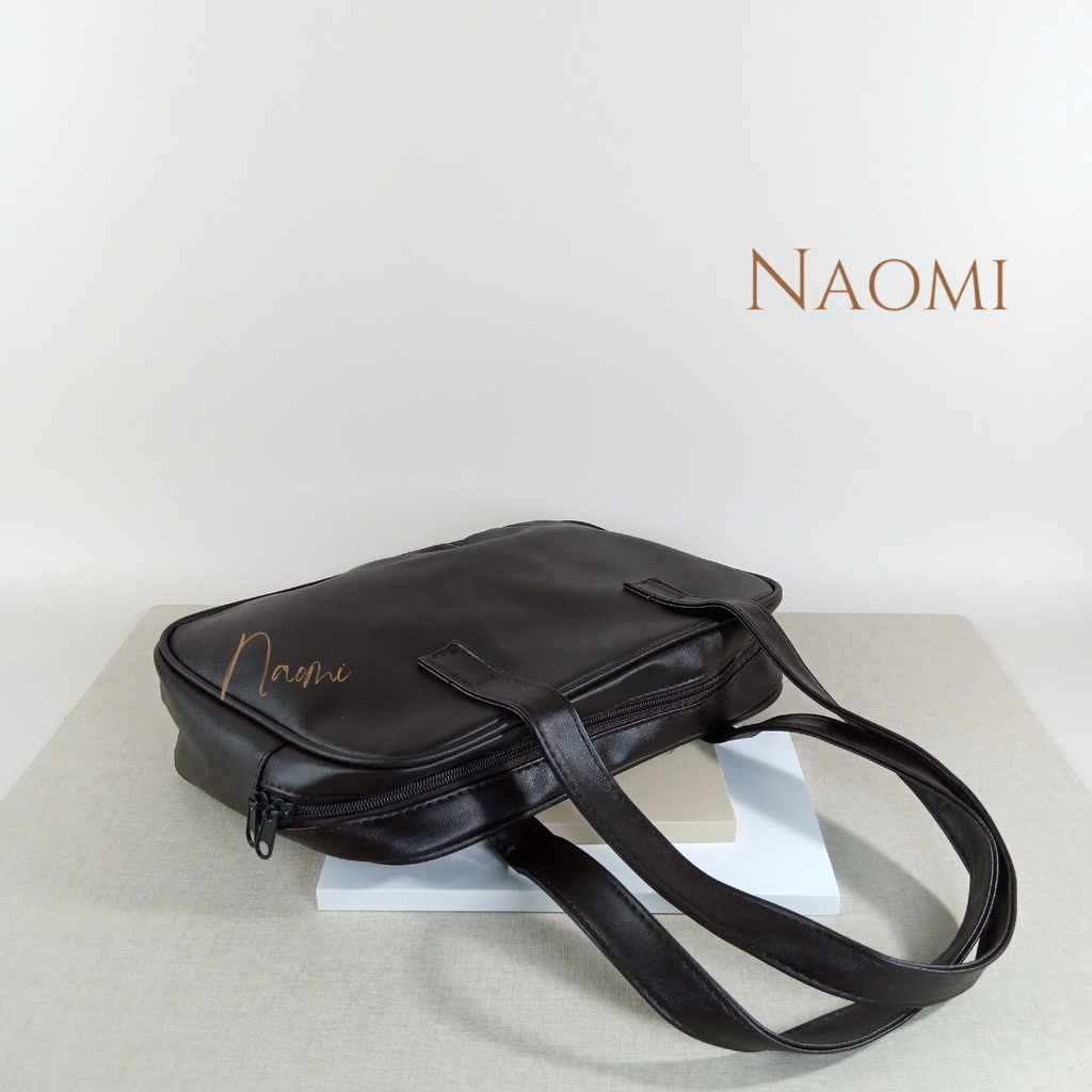 NAOMI - Alice Hand Bag Wanita - Import Tas Kerja Kulit Sintetis - Fashion Bag Wanita - Tas Traveling - Tas Naomi - Naomi Bag