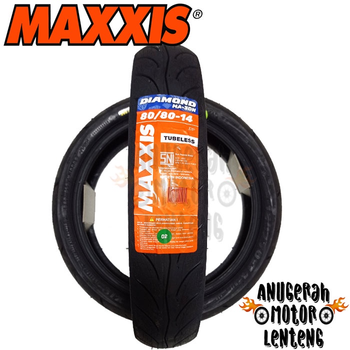 Ban Tubeless maxxis Diamond 80/80-14 80 80 14