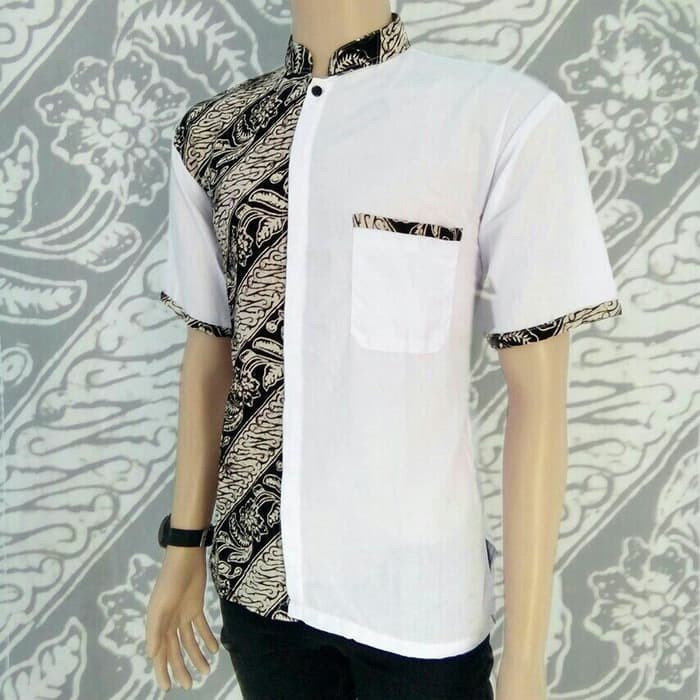 Baju Batik Pria/Kemeja Batik/Hem Koko Batik Modern khas Pekalongan