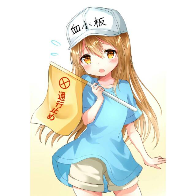 Kostum Cosplay Hataraku Saibou Platelet Trombosit Chan by KimoChuu