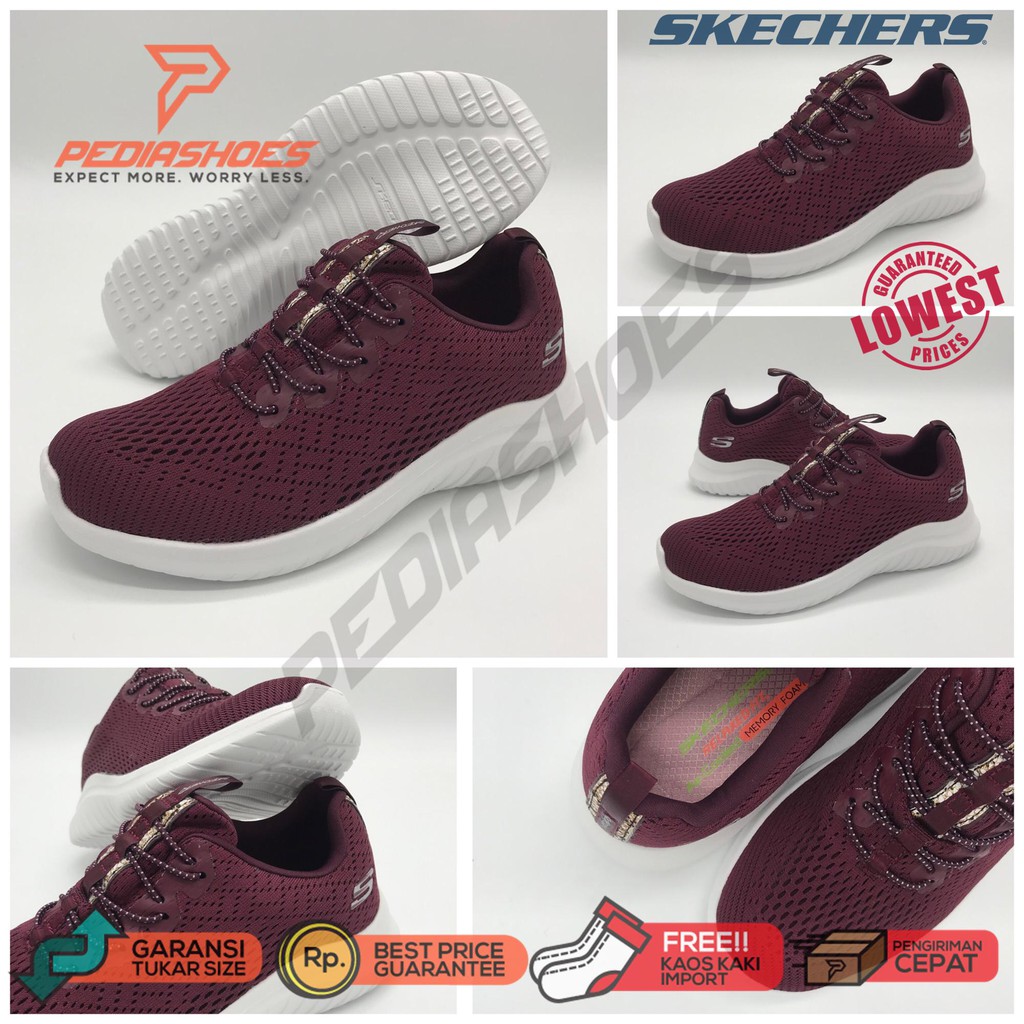 skechers maroon