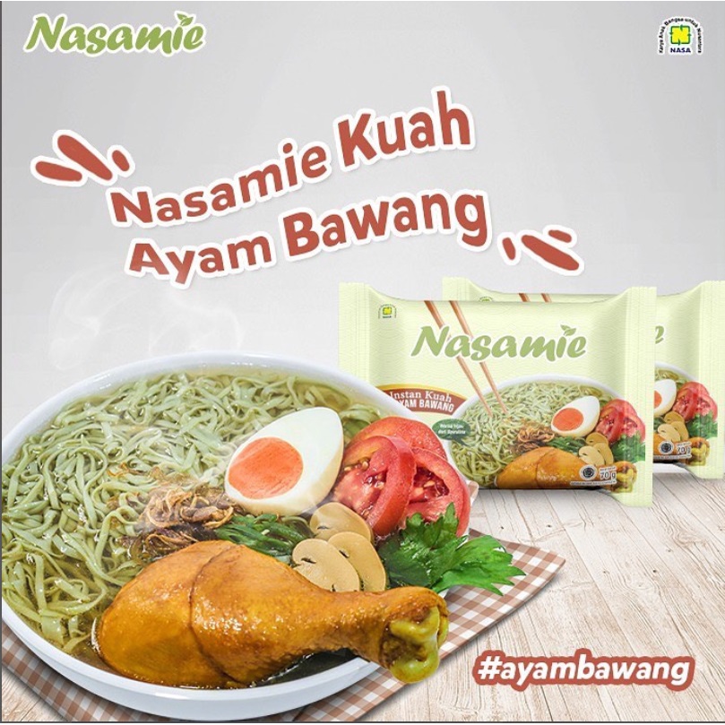 

[1pack = Isi 5] Mie Instan Nasamie Ayam Bawang Mie Hijau Spirulina Indomie Goreng Mie Sedap Mie Goreng Ramen Intermie Goreng Mie Pedas