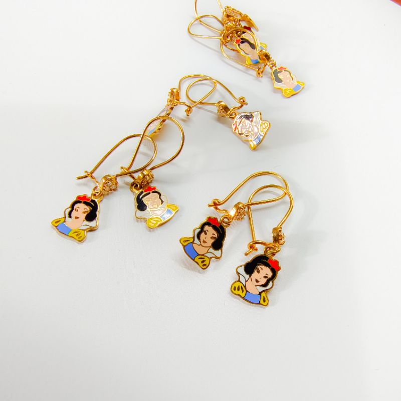 Anting anak karakter lucu emas asli 300%