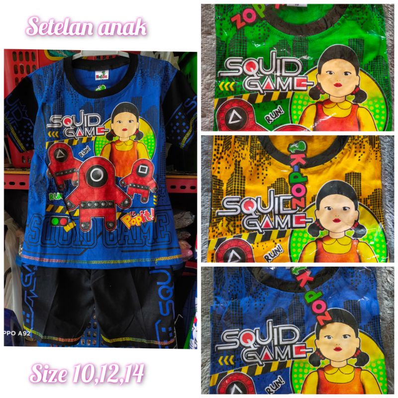 baju setelan SQUID GAME viral sekarang