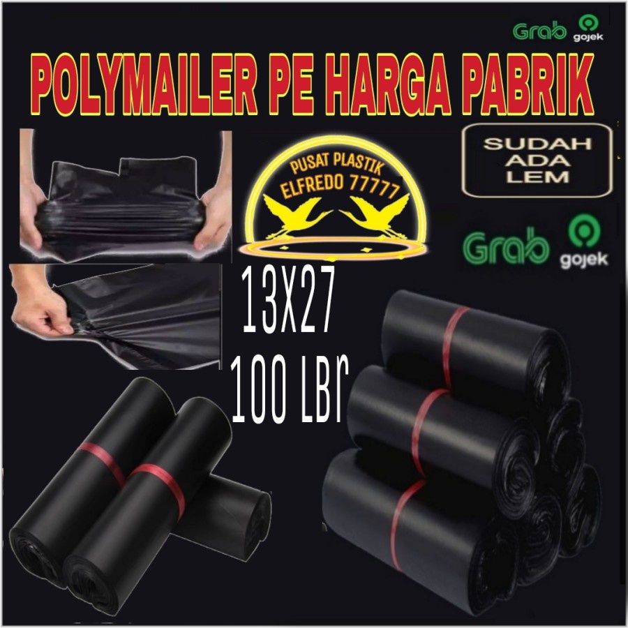 PLASTIK POLYMAILER 13X27 ISI 100LBR / PLASTIK PACKING ONLINE SHOP