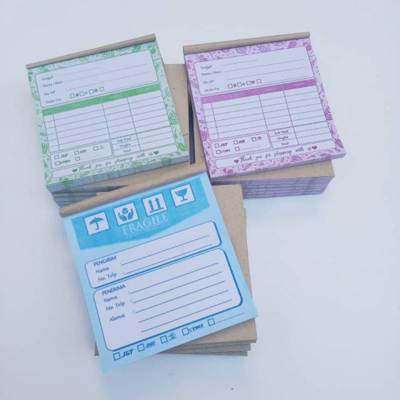 

Label pengiriman / nota onlineshop olshop Fragile Harga terjangkau