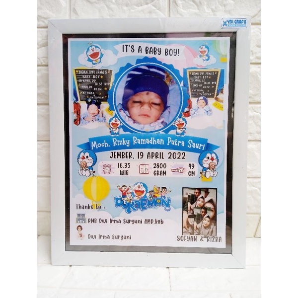 BIODATA BABY FRAME UKURAN 10RS