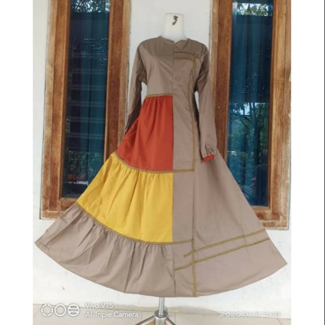 Gamis Toyobo kombinasi terrrrlarisss