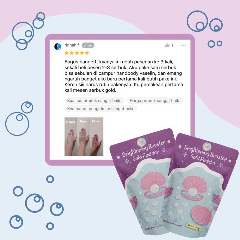 Serbuk bibit pemutih gold