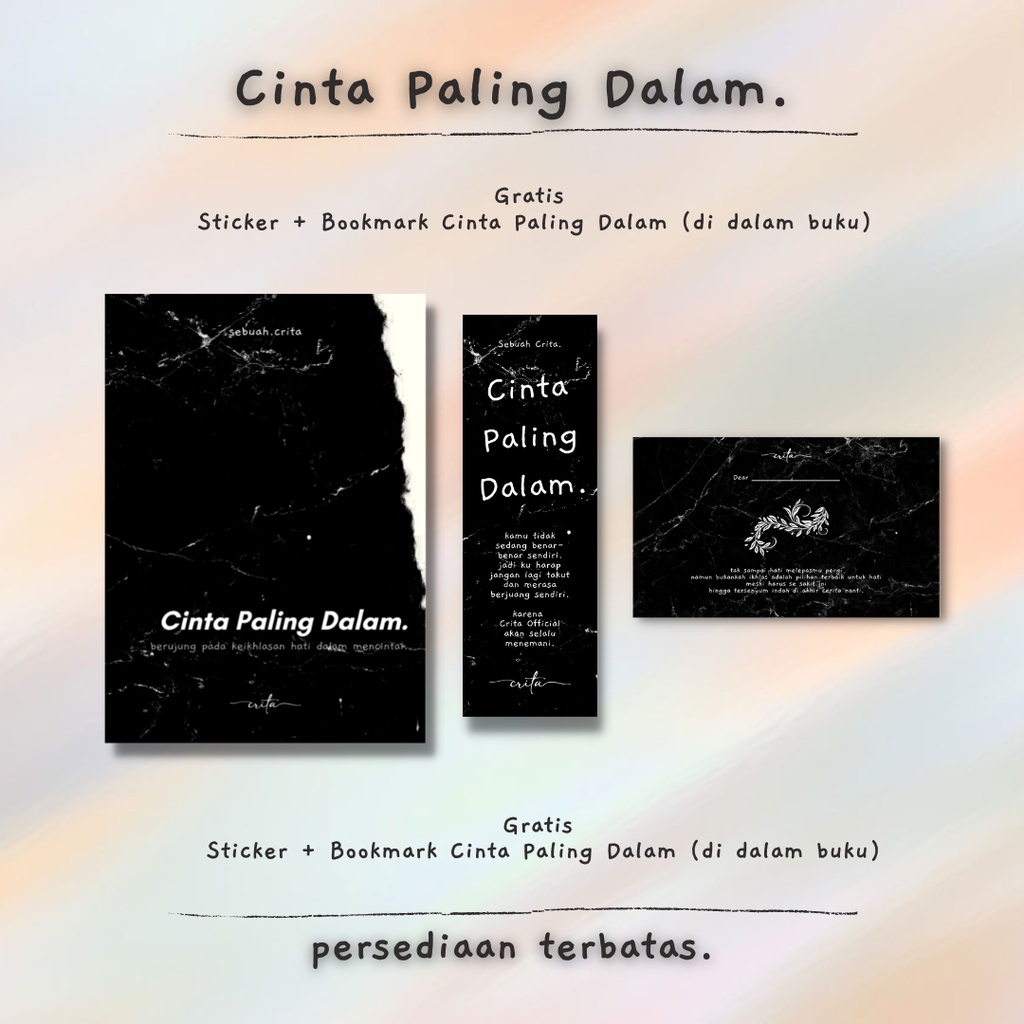 Jual Buku Cinta Paling Dalam - Sebuah Crita & Crita Official | Shopee ...