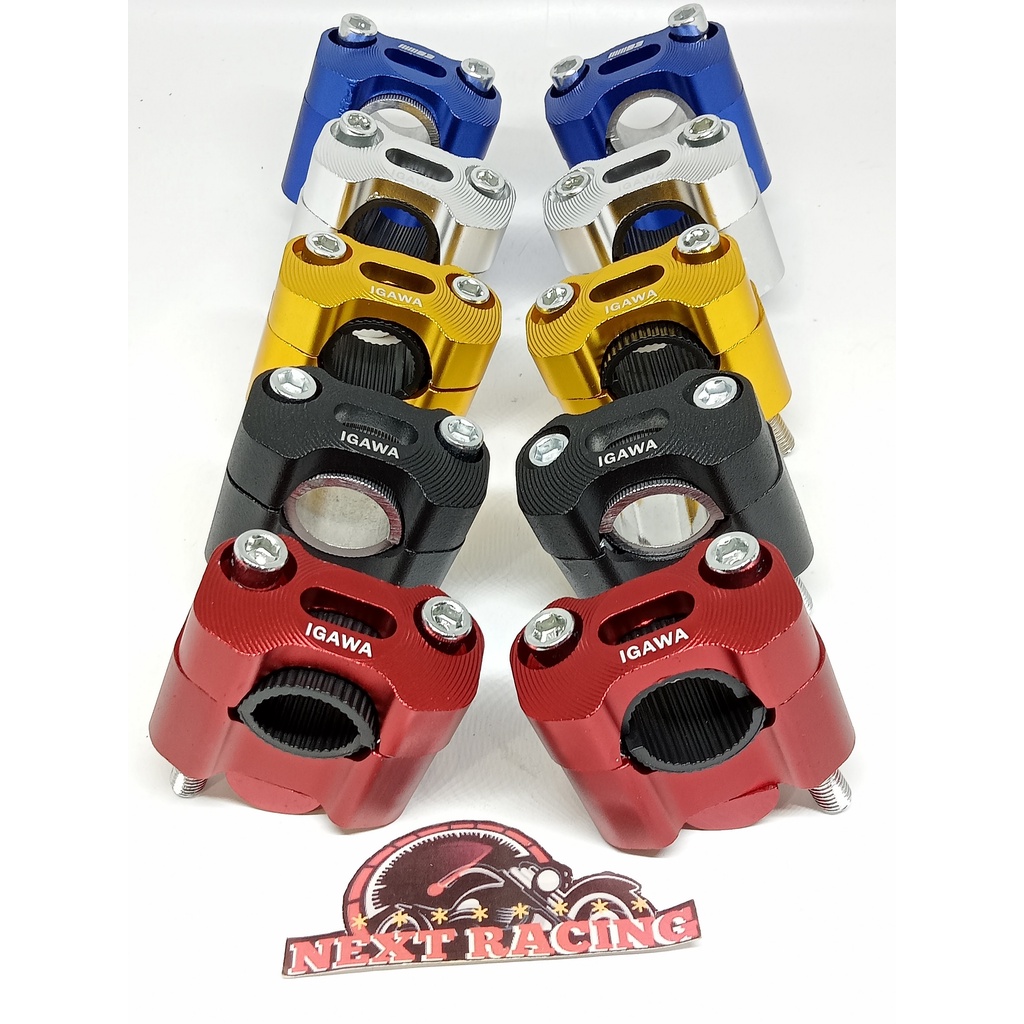 Raiser stang lurus peninggi stang cnc Universal raiser stang vixion xabre megapro dll
