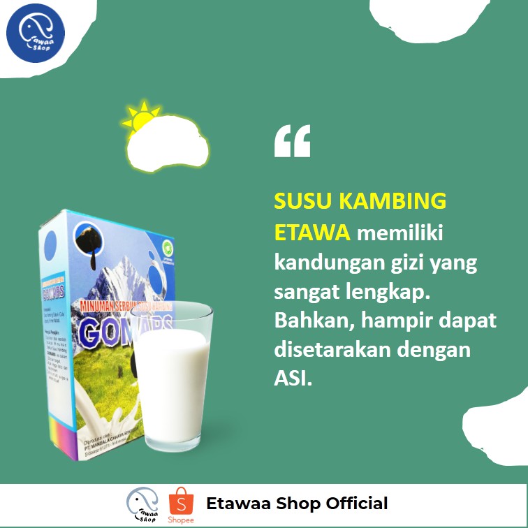 

Susu Kambing Etawa Gomars Original untuk Osteoporosis