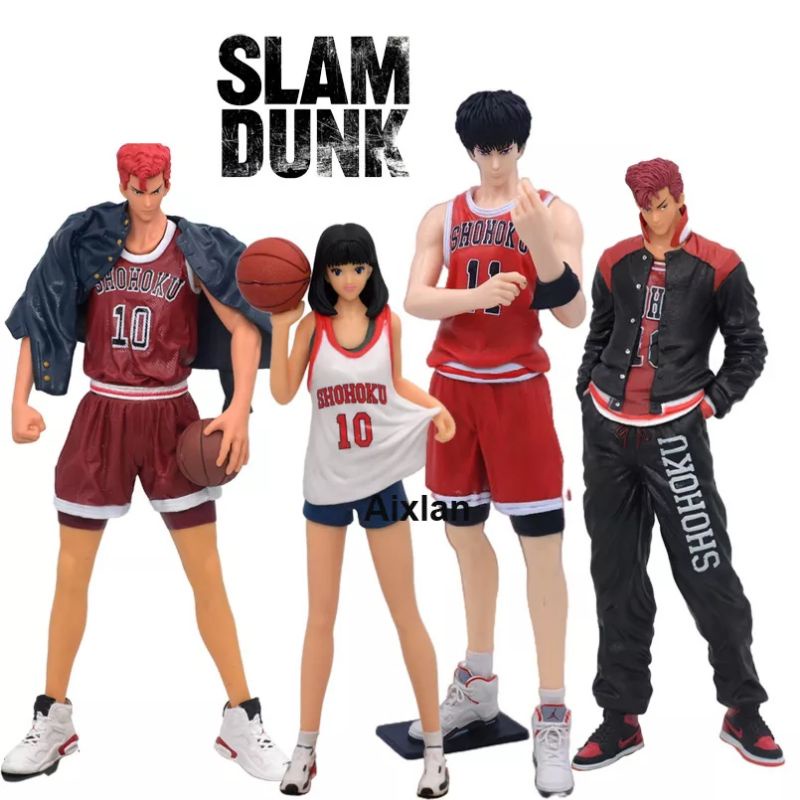 Action Figure Slamdunk Hanamichi Sakuragi Rukawa Haruko