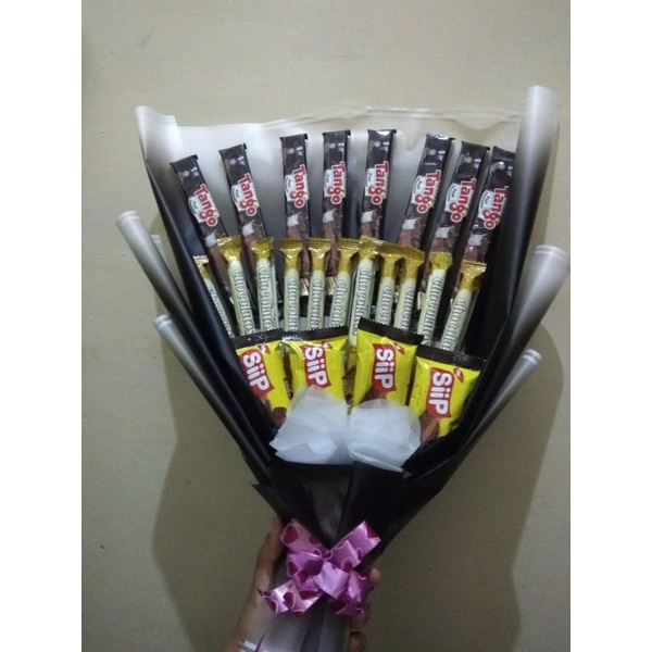 

Buket snack untuk sempro/wisuda