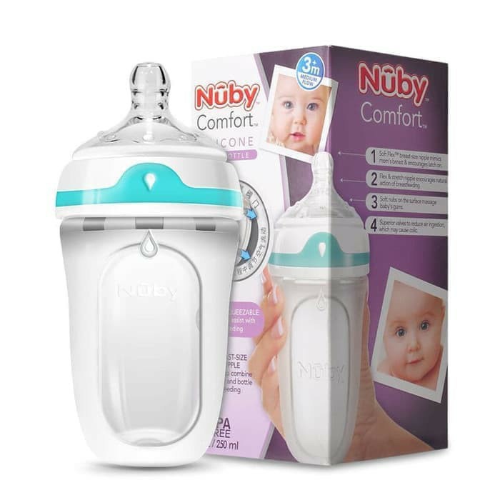 Nuby Comfort Silicone First Bottle 50003