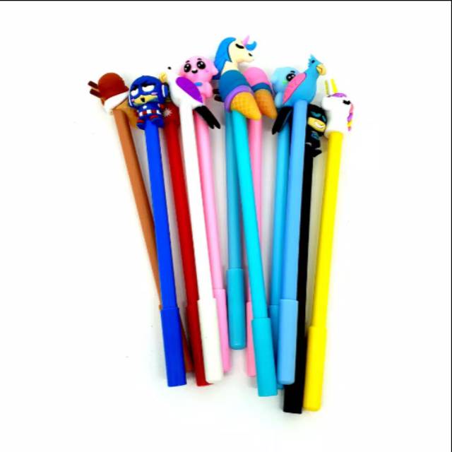 

Pulpen Gel Warna Warni Lucu