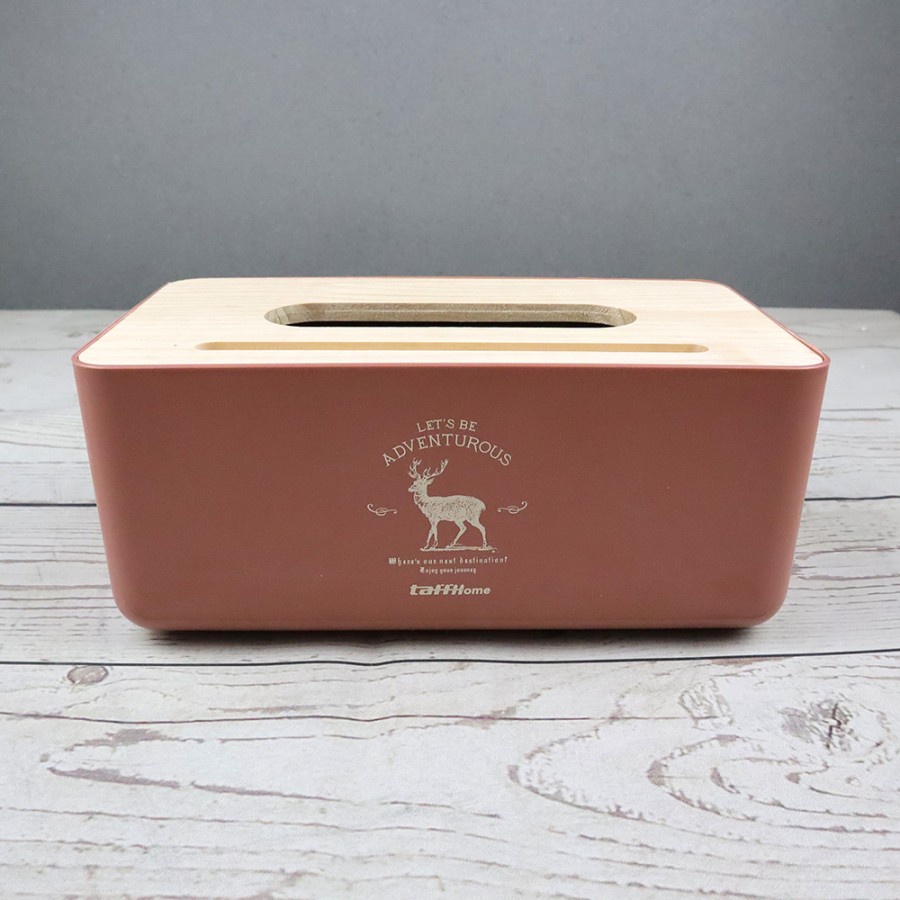 Kotak Tisu Kayu Solid Wooden Tissue Box - ZB02015