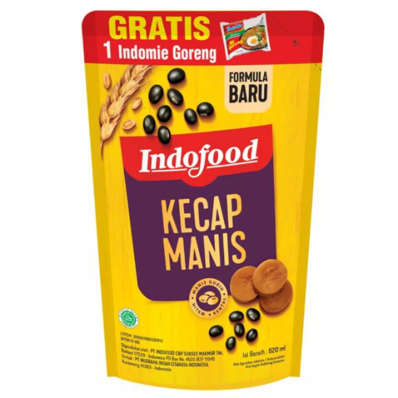 

Kecap Manis Indofood (520ml+1pcs Indomie Goreng special)