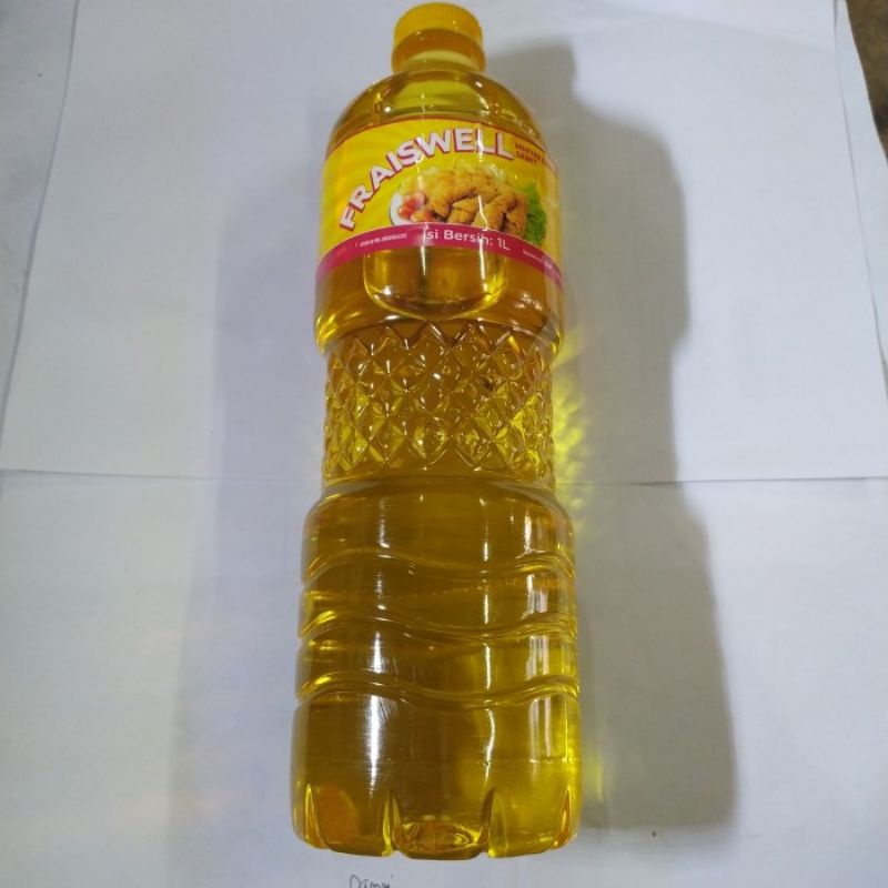

Minyak goreng fraiswell minyak well 1L Botol