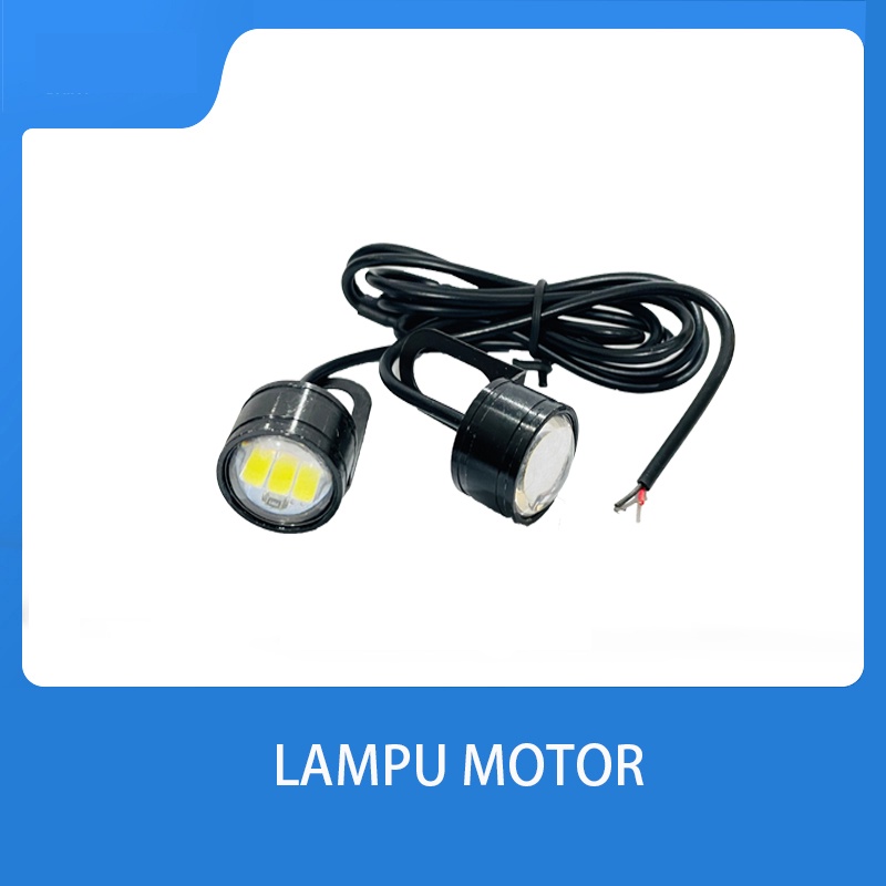 Lampu Led mata elang mini breket spion Eagle eye kedipkedip dc 12volt