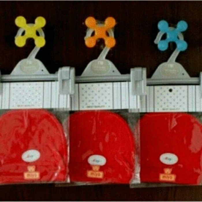 Topi Bayi 0-3 bulan Miyo / Kupluk Bayi Merah / Aksesoris baru lahir new born newborn 0 bulan 1 bulan