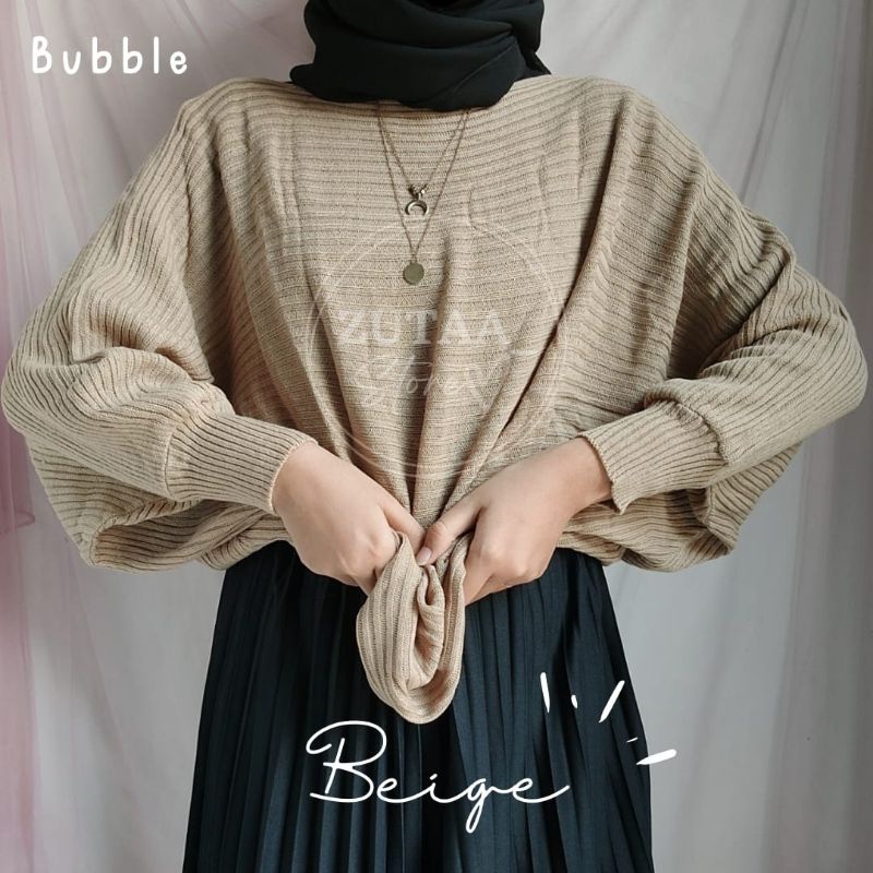 CROP KNIT BATWING // RAJUT BATWING // KNIT