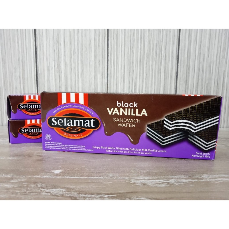 

Selamat wafer Black Vanilla 198 gr