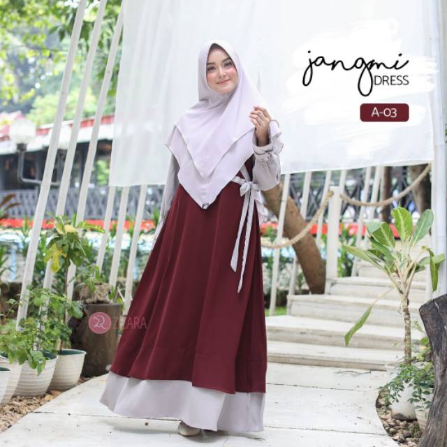 Gamis Jangmi Dress Kode A03 Zizara Busui Syari Cantik Model Hanbok Modern