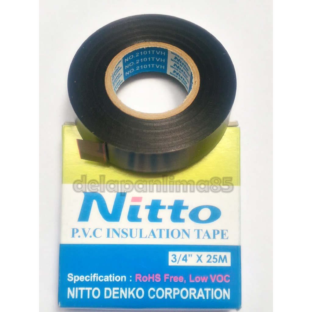 

ISOLASI LISTRIK MERK NITTO 3/4" X 25 m