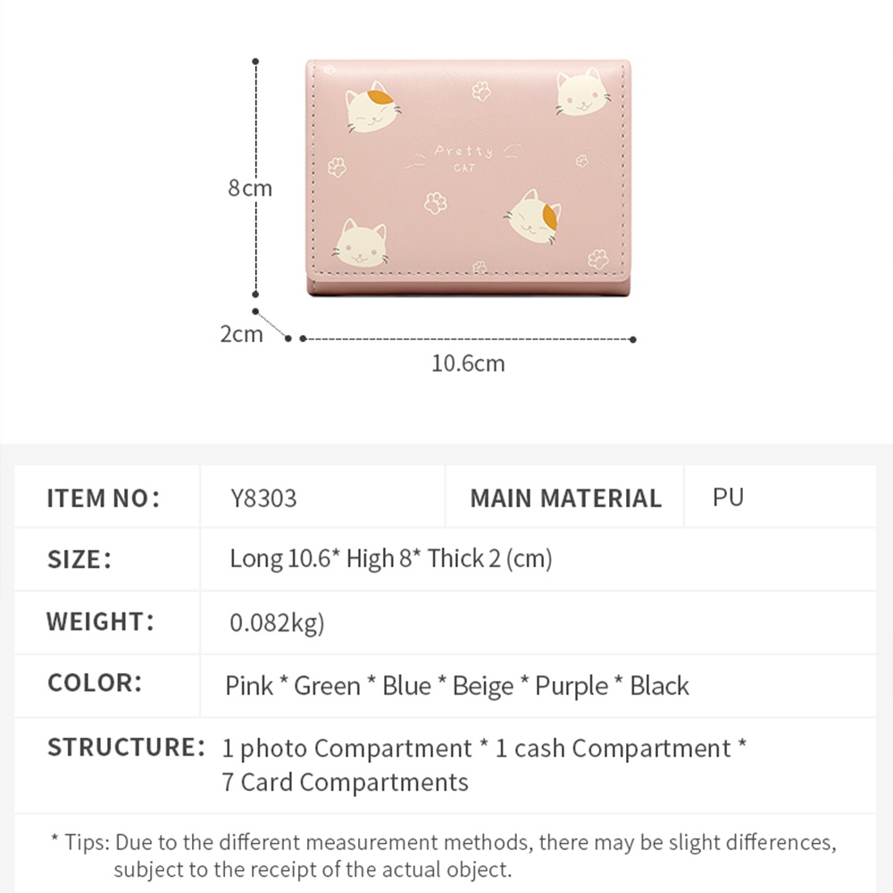 Dompet motif buah lucu Dompet Wanita Kecil Bahan Kulit PU Leather Premium Y8303