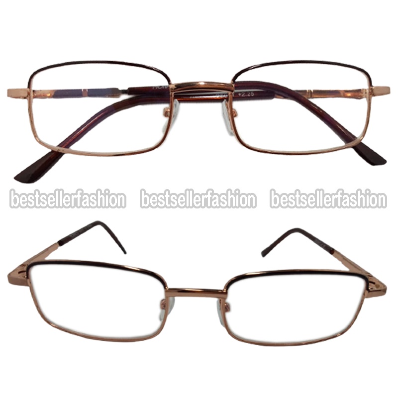 COD Kacamata Baca Plus (+) Ukuran PLUS +1.00 s/d +3.00 Derajat Untuk Pria Dan Wanita / Kacamata Rabun Dekat / Kacamata Baca Gaya / Kacamata Plus Wanita Reading Glasses Frame Besi