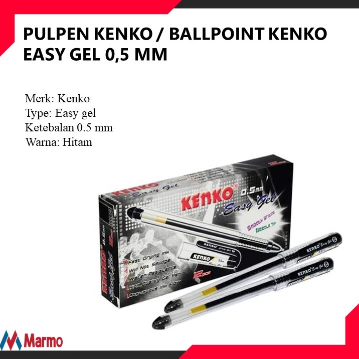 

PULPEN KENKO / BALLPOINT KENKO EASY GEL 0,5 MM