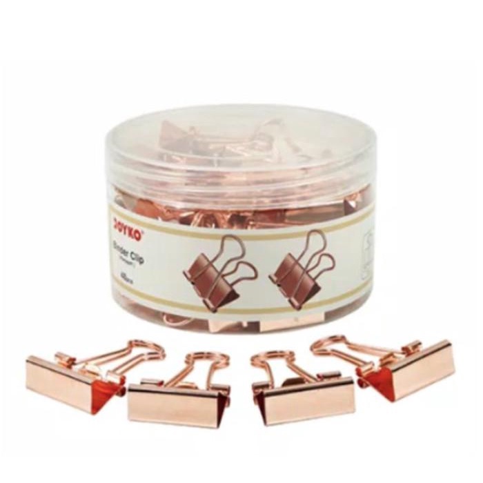 

Klip | [ Drum ] Joyko 111Rg Binder Clip Fancy Warna Rose Gold Isi 48 Klip