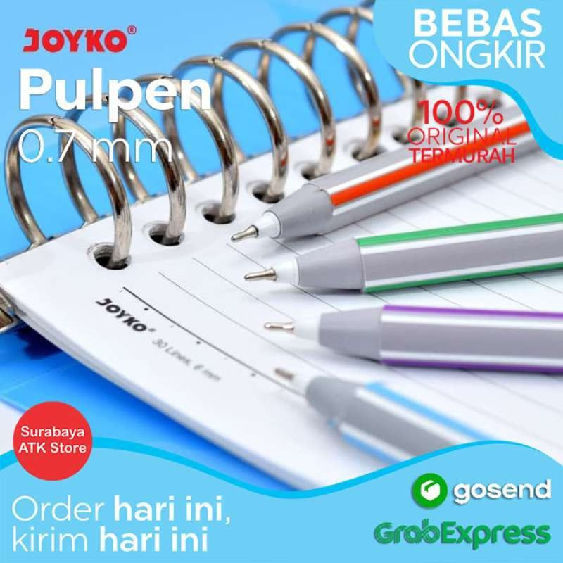 

Bulpen Joyko BP-275 TRIS 0.7mm 12 Pcs Ball Pen Pulpen Pena Bolpoin