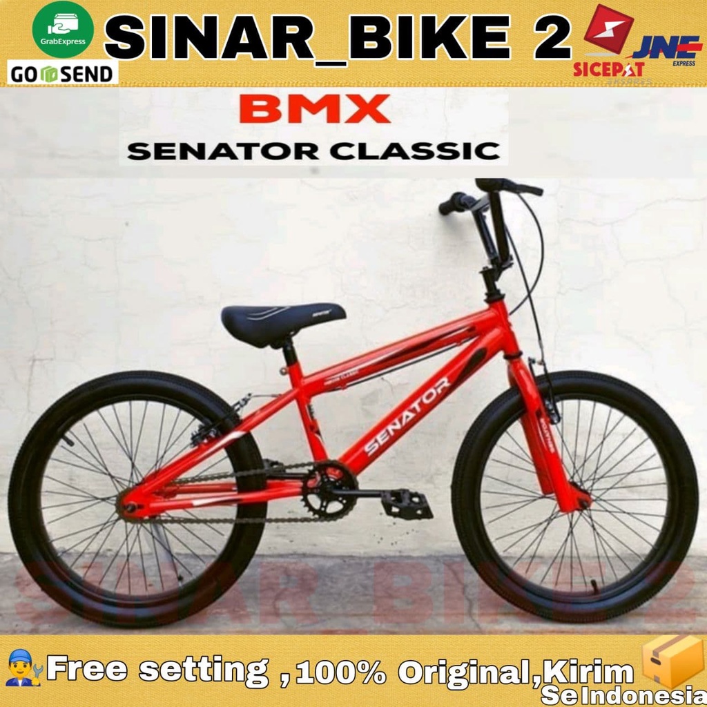 Sepeda Anak Laki 20 Inch BMX SENATOR CLASSIC Rem V-Brake