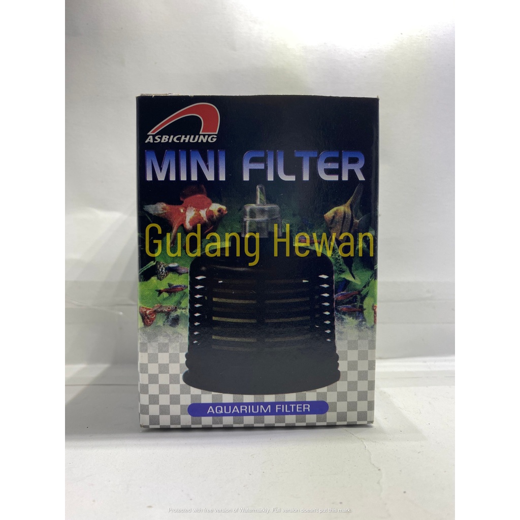 MINI BICUNG - FILTER AKUARIUM - PENYARING KOTORAN KECIL