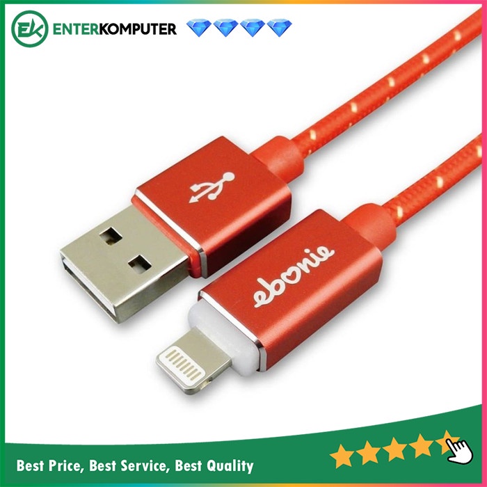 Amber ELT-L08 - USB Lightning Cable, 1.2m, Red