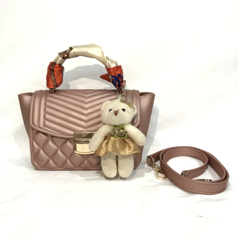 Tas Selempang Wanita | Slingbag Boneka | Slingbag Wanita Kekinian | Slingbag Jelly