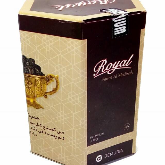 

Best Seller! Kurma Nabi. Kurma Ajwa Al Madinah Royal Dates Travel Pack 75 g