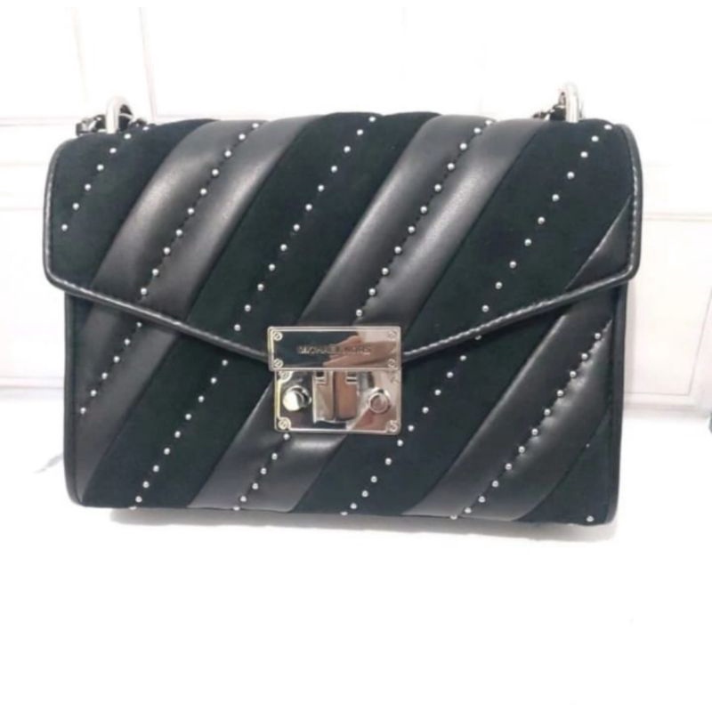 MK ROSE MEDIUM BLACK SUEDE PRELOVED