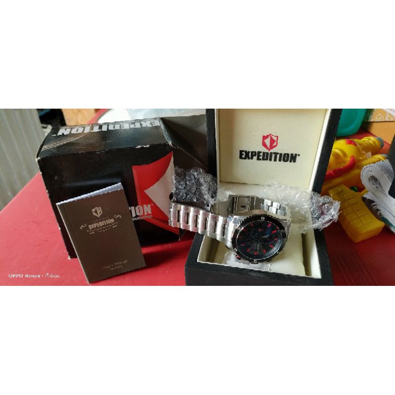 SOLD by Instagra preloved jam tangan pria Expedition E 6627 M