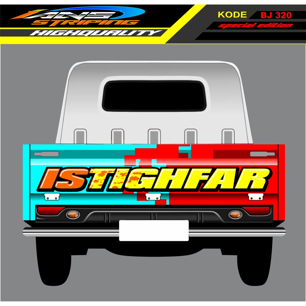 STICKER GRANMAX PICK UP / STIKER BAK BELAKNG GRANMAX ISTIGFAR / DECAL STICKER GRANMAX