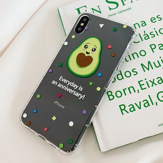 Avocado anticrack case iphone samsung grand prime a20 oppo